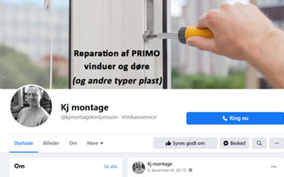 KJ Montage - Facebookside og annoncering på Facebook