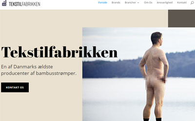 Tekstilfabrikken - ny hjemmeside