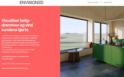 Div. tekster og annoncering for Envisioned Studio